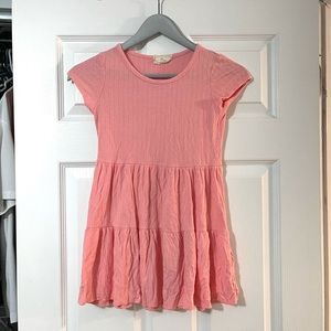 Girls soft pink summer dress